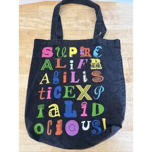 Mary Poppins Musical SUPERCALIFRAGILISTICEXPIALIDOCIOUS Disney Broadway Tote Bag